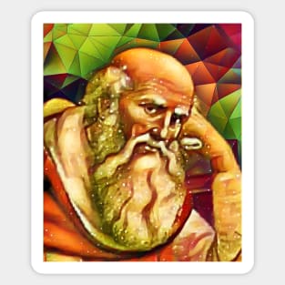 St. Jerome Snow Portrait | St. Jerome Artwork 15 Sticker